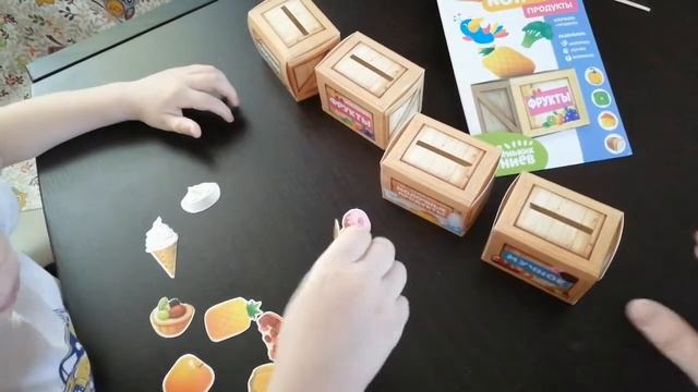 Обзор Игры Обучающий набор «Сортер-копилка: Продукты» смотреть онлайн