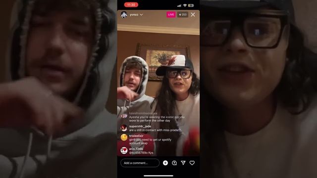 AYESHA EROTICA & YVNCC IG LIVE 22.08.23 смотреть онлайн