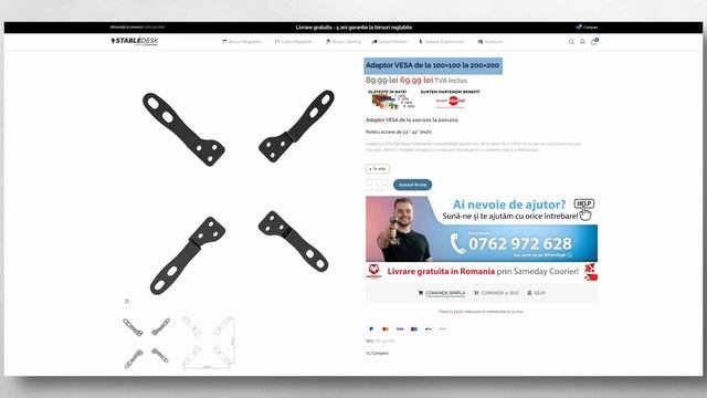 StableArm Heavy-Duty Pro 49” RGB : Recenzie Suport Monitor Unboxing și Instalare смотреть онлайн