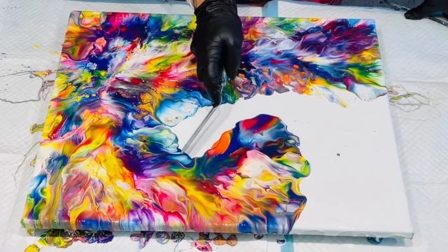 MY PEACE HOPE & UNITY RAINBOW WAVE POUR 🌈 GORGEOUS 😆 MY BEST STUNNINGLY VIBRANT RAINBOW WAVE смотреть онлайн