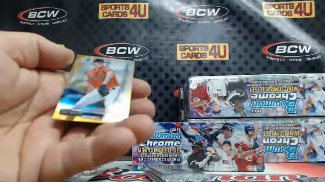 2017 Bowman Chrome Mini Complete Factory Set Baseball 1Box Team Break #18 (Ended 3-16-18) смотреть онлайн