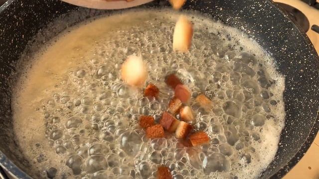 Карамельный попкорн из белого хлеба🍞супер легкий рецепт:: смотреть онлайн