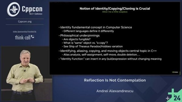 C++ Reflection Is Not Contemplation - Andrei Alexandrescu - CppCon 2024