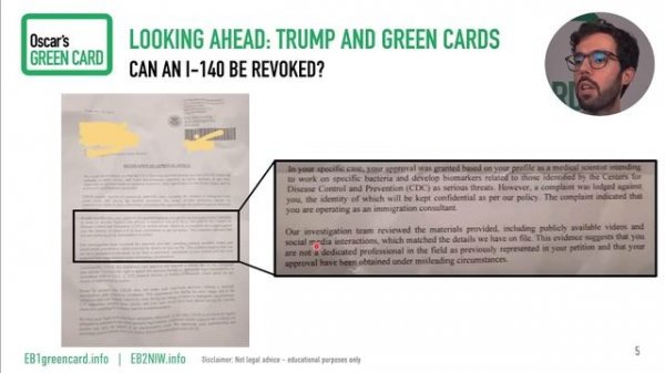 Your I-140 revoked? Issues at the interview?