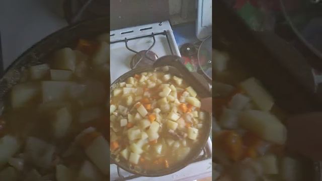26.06.2022 Рагу из тушёнки / выглядит вкусно смотреть онлайн
