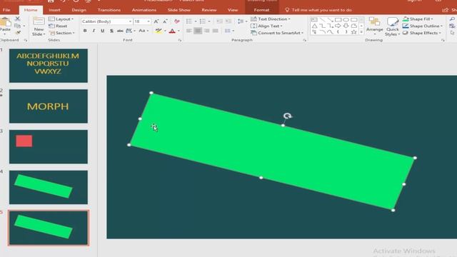 How to Add Morph Transitions Effect in PowerPoint Document 2017 смотреть онлайн