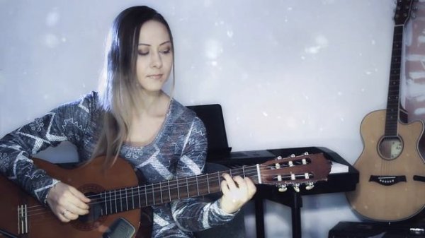 О снежинке из к/ф "Чародеи" (About snowflake) | Guitar cover