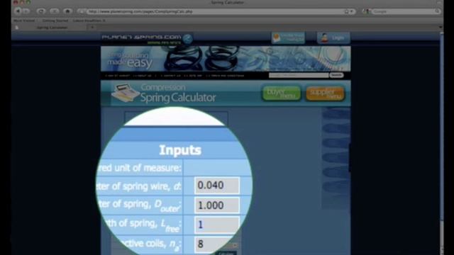 Compression Spring Calculator смотреть онлайн