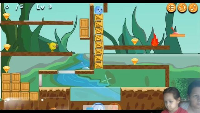 ПРОХОЖДЕНИЕ Огонь и лед игра (Детский летсплей) смотреть онлайн