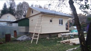 Постройка каркасной бани 2024год часть 2