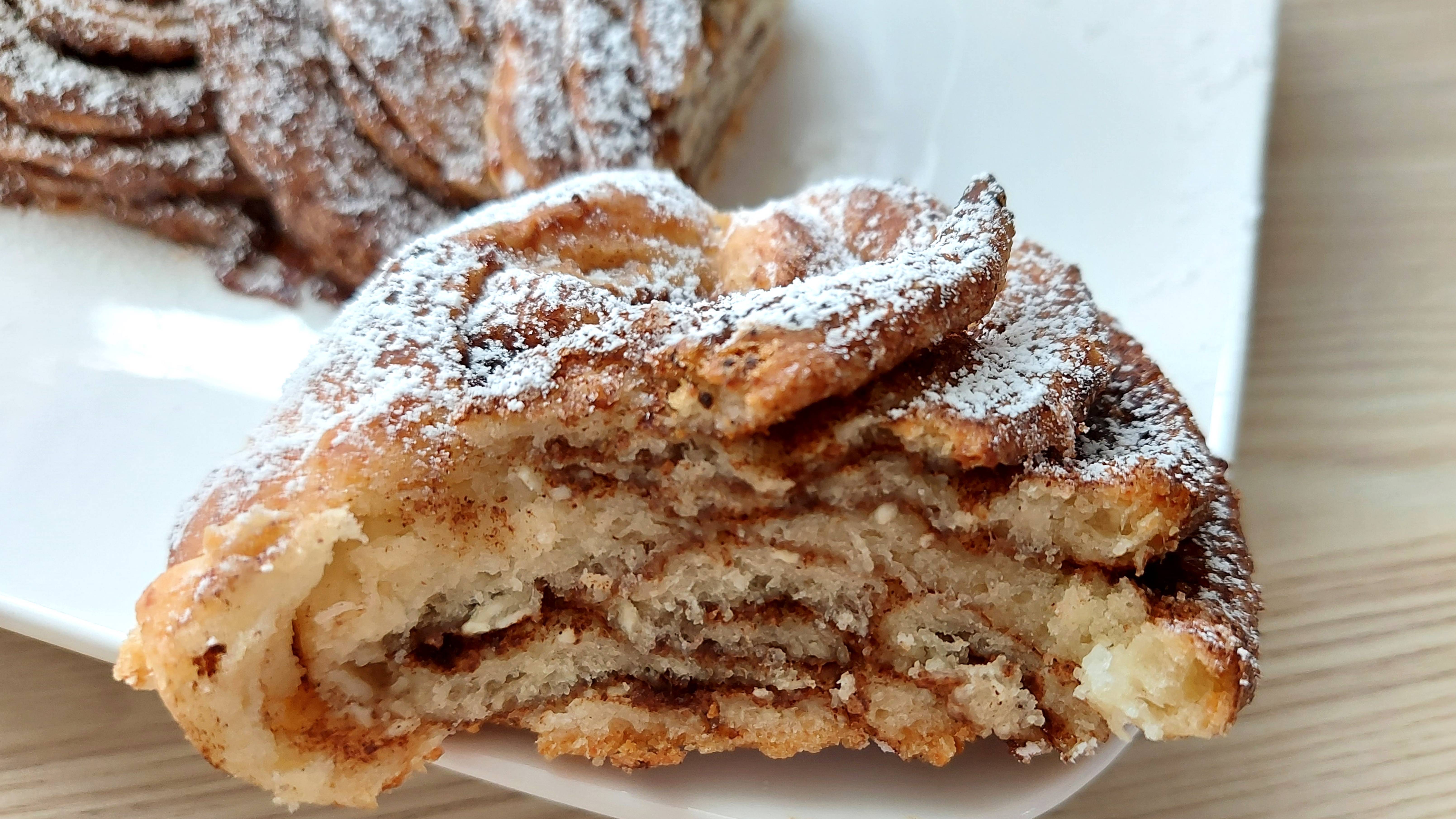 Творожная плетенка с корицей. Выпечка с творогом быстро и вкусно! смотреть онлайн