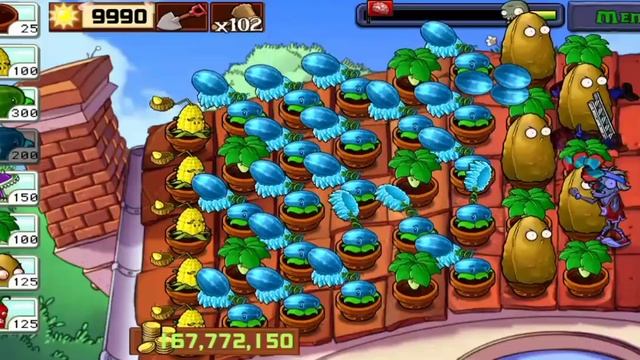 Plant Vs Zombie: Puzzle, Last Stand- Roof Gameplay смотреть онлайн