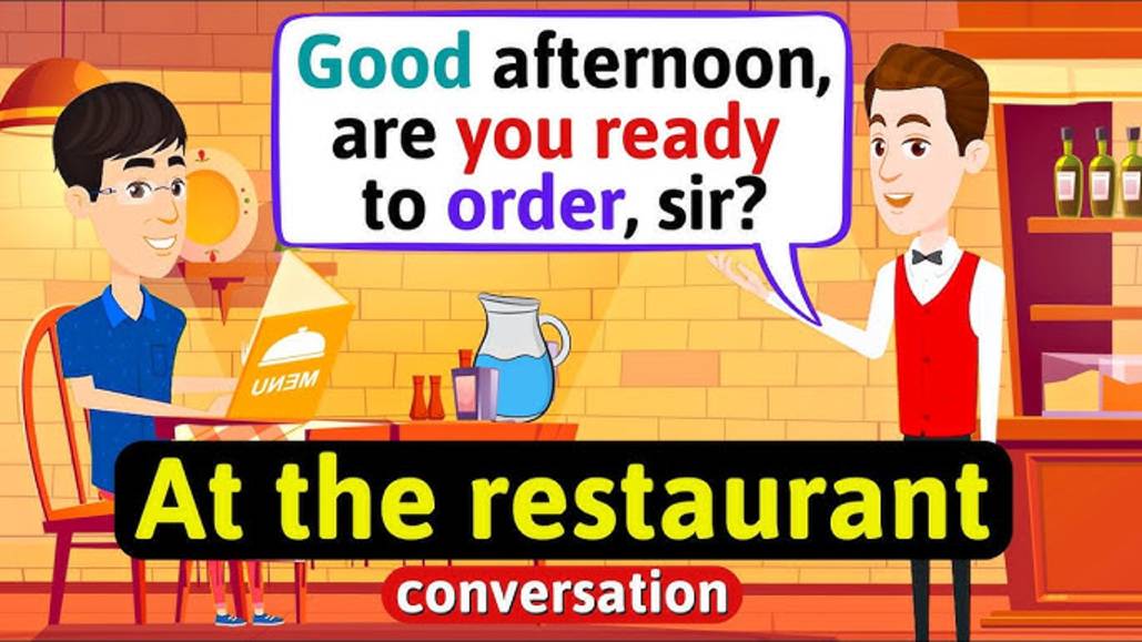 LESSON ➢ORDERING FOOD IN THE RESTAURNT #acceptingtheoffer#rejectingtheoffer#choosingthemenu смотреть онлайн