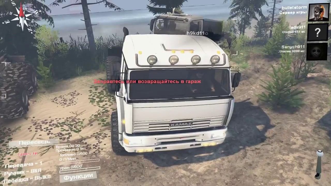 SpinTires - Сила реки: Тяжёлая карта 18+ смотреть онлайн