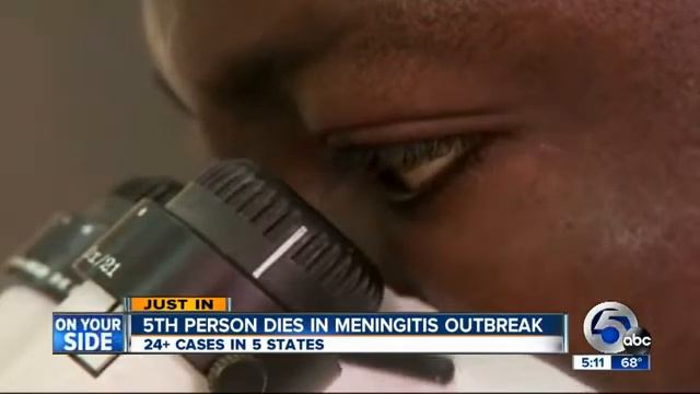 Fifth person dies from Meningitis outbreak смотреть онлайн