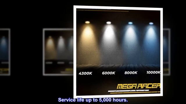 Mega Racer D1S/D1C/D1R HID Headlight Bulb - 6000K Diamond White 35W Xenon Light Metal Stents IP68 смотреть онлайн