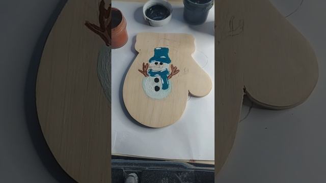 Новогодний кастом магнитика на холодильник. смотреть онлайн