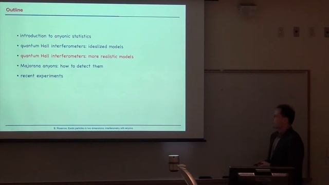 Exotic Particles in Two Dimensions: Interferometry with Anyons смотреть онлайн