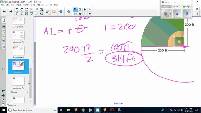 8 2 Angles and Radian Measures Part 2 смотреть онлайн