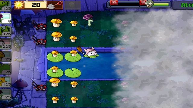 Plants vs Zombies Растения против Зомби Бассейн, туман, сложно смотреть онлайн