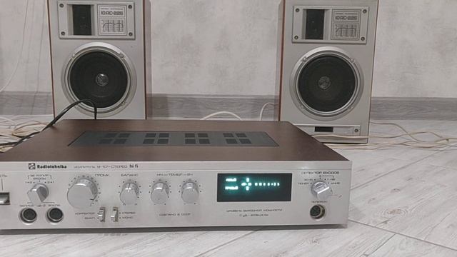 Усилитель Радиотехника у 101стерео hifi+акустика 10ас-225(кантата) проверка работоспособности смотреть онлайн