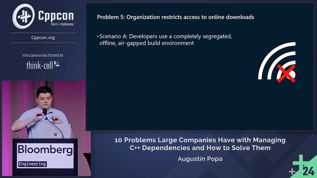 10 Problems Large Companies Have Managing C++ Dependencies and How to Solve Them - Augustin Popa смотреть онлайн