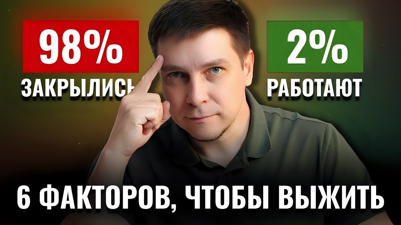 Как не попасть в 98% и не закрыться в первые 5 лет ведения бизнеса?
