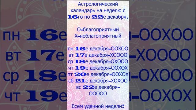 Что приготовили звезды на неделю с 16го по 22е декабря смотреть онлайн