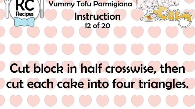 Yummy Tofu Parmigiana - Kitchen Cat