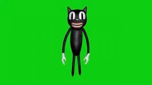 Cartoon dog and Cartoon cat Jumpscare Green screen