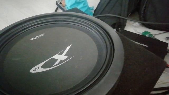 Alpine-1243D в коробе с портом экспо 70л усилитель Dynamicstate FR-3800