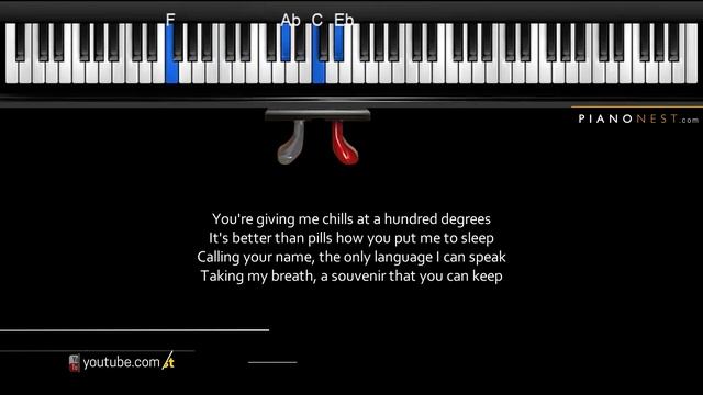 Selena Gomez - Souvenir - Piano Karaoke Instrumental Cover with Lyrics смотреть онлайн