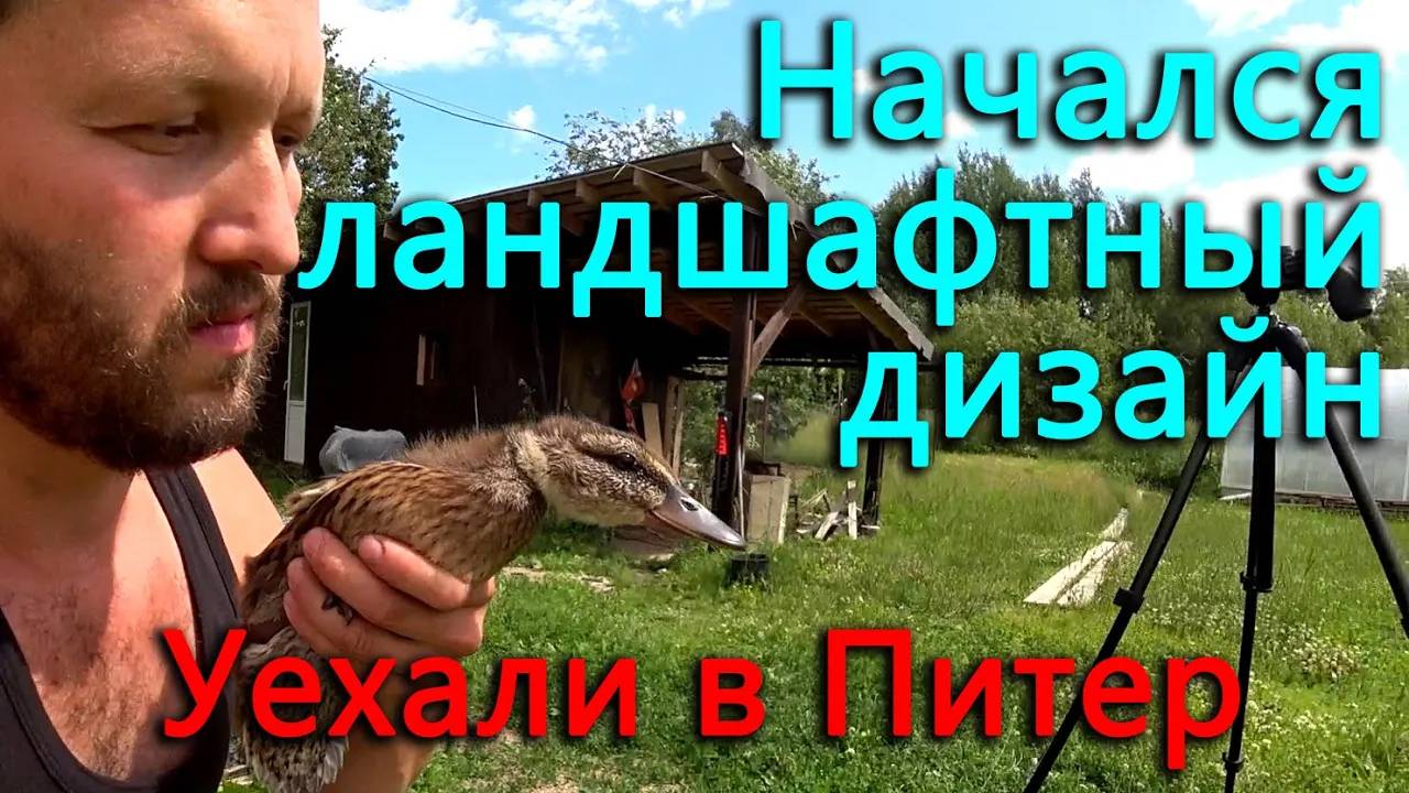 Снова ремонт у магазина. Ландшафтный дизайн по деревенски. Мы уехали в Питер. смотреть онлайн