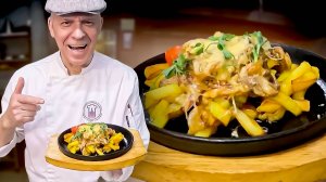 Старинная русская скоблянка. Вкуснейшая жареная картошка с мясом и грибами. Этому рецепту 200 лет!