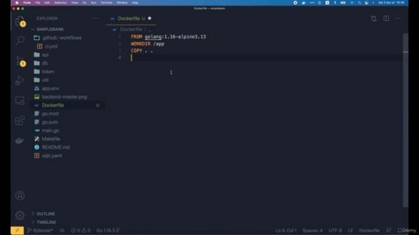 001 Как создать небольшой Docker-образ Golang с помощью многоступенчатого Dockerfile