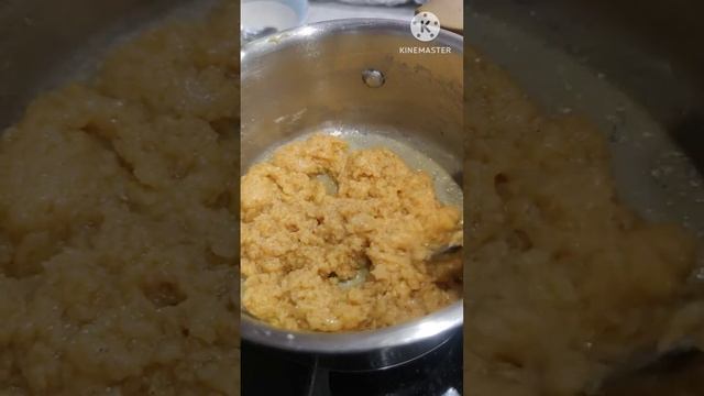 Сискал с жареной кукурузной мукой в сливочном масле. Вайнахское старинное блюдо. смотреть онлайн