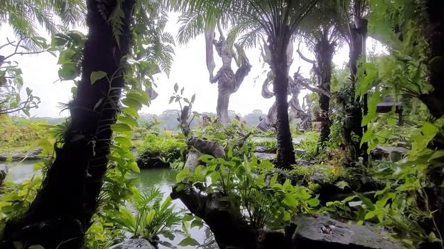 Bali Travel Vlog | Rainy Afternoon at Fabulous DEDARI PARK Ubud | Taman Dedari Ubud Bali смотреть онлайн