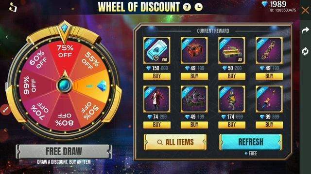 How to Wheel of disound free fire / wheel of discound event/ free fire wheel of discound смотреть онлайн