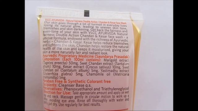 Best Ayurvedic Face Wash For All Type Of Skin | VLCC Haldi Chandan Face Wash (HINDI)