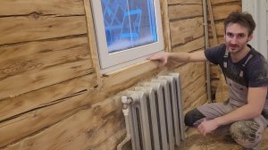 Внук, 18 серия. Продолжаю монотонный труд - шлифую стены.