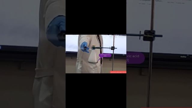 the reaction between aluminum and hydrochloric acid #experiment #science #bangla смотреть онлайн