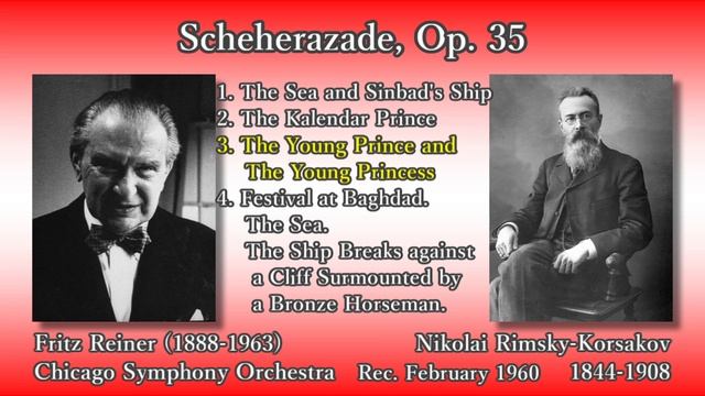 Rimsky-Korsakov: Scheherazade, Reiner & CSO (1960) リムスキー＝コルサコフ シェヘラザード ライナー смотреть онлайн