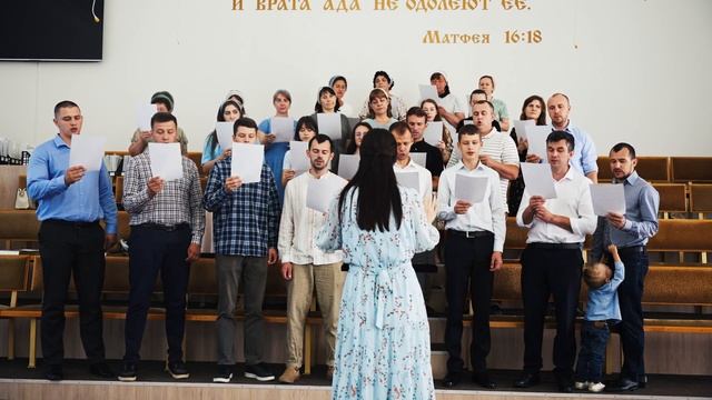 Пение хора - "Иисус вся жизнь моя сокрыта" смотреть онлайн