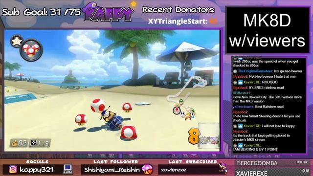 Mario Kart 8 Deluxe w/Viewers feat. Player2! [July 2020] смотреть онлайн