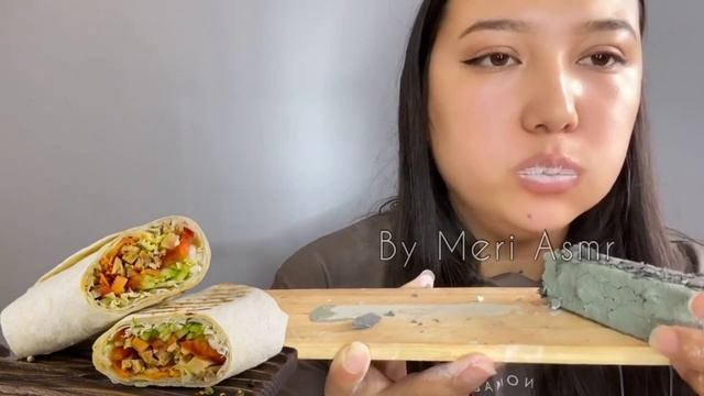 мел пиленный строймат в пасте / sawn chalk in pasta / asmr бор кесек @bymeriasmr273 смотреть онлайн