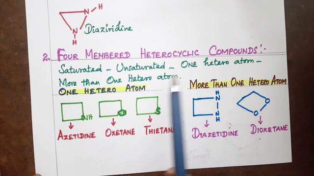 HETEROCYCLIC COMPOUNDS, PG TRB CHEMISTRY, UNIT-3, PART- 27. смотреть онлайн