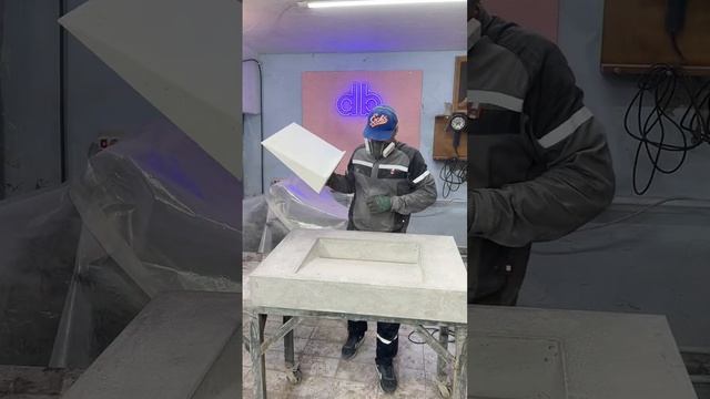 Раковина из бетона ручного создания смотреть онлайн