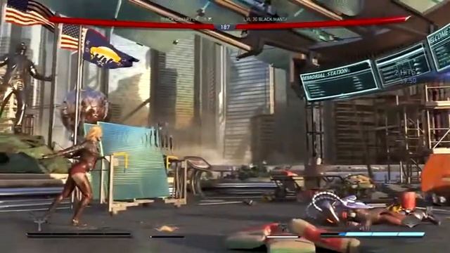 Black Canary defeats Enchantress, Brainiac, Black Manta, Starfire, Batman INJUSTICE 2 смотреть онлайн
