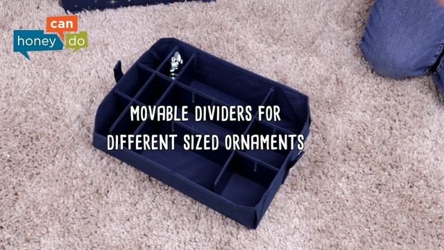 Honey-Can-Do Deluxe 72-Cube Ornament Storage Container | SFT-08588 смотреть онлайн