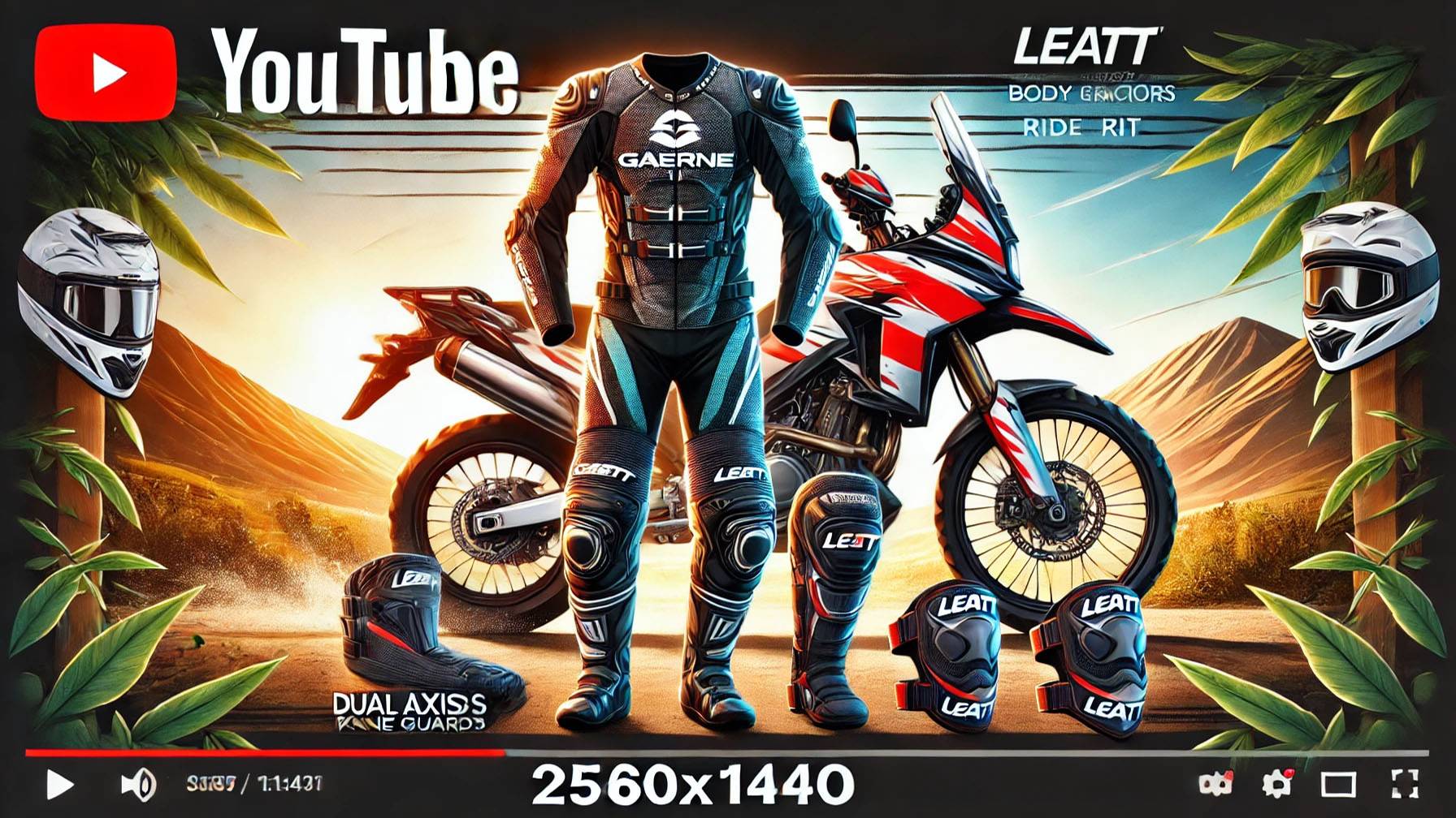 Обзор Мотоэкипировки: Gaerne Fastback, Leatt Body Protector 6,5,  Leatt Dual Axis Knee & Shin